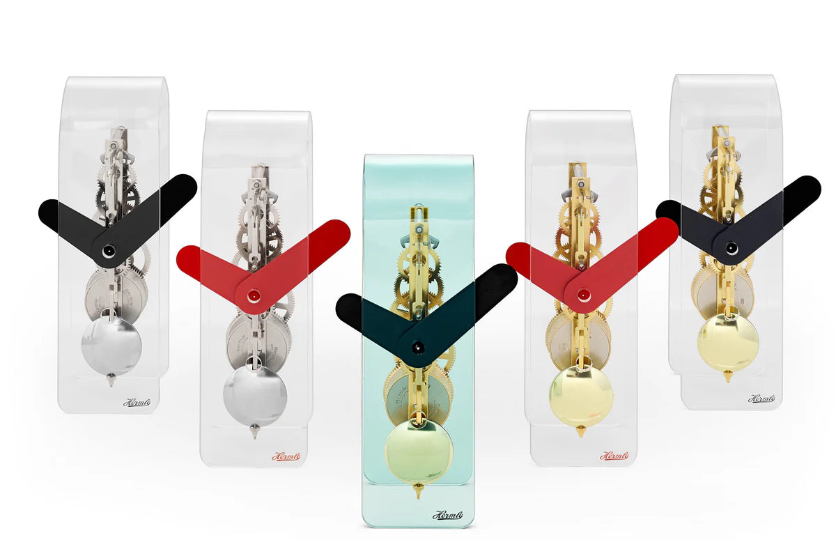 Acrylic Table Clock | Colorful Hands x Skeleton Movement 5 Patterns