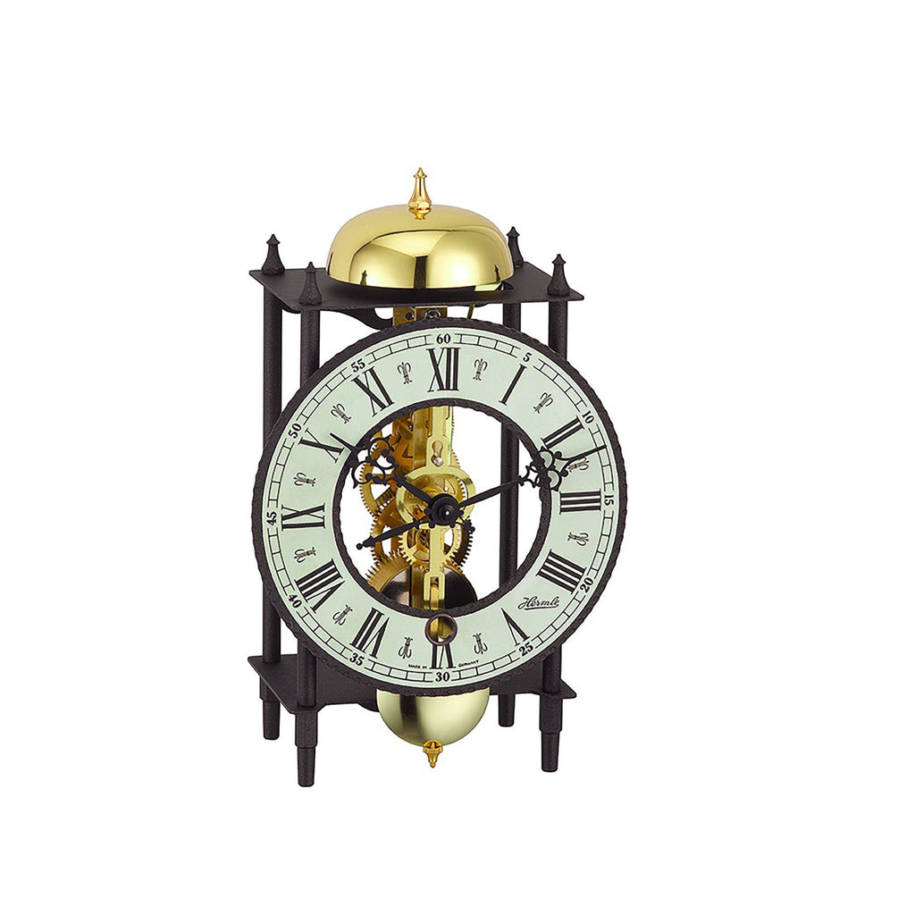 ベル付きスケルトン置き時計（ローマ数字／機械式） – The Clock