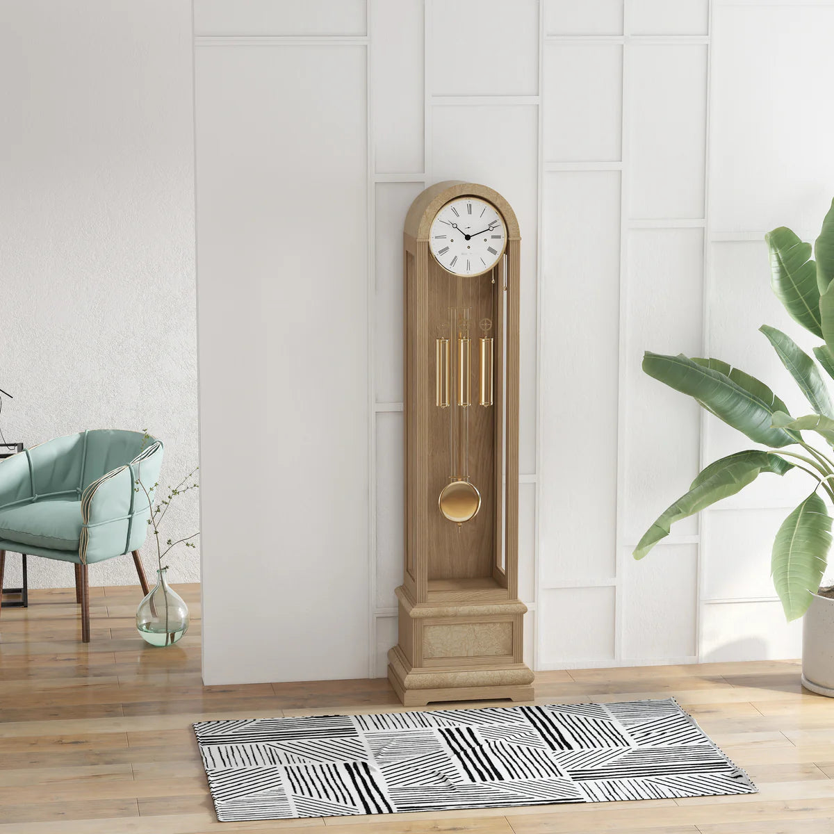Hermle Grandfather Clock 01087-030461 | Modern Classic with Westminster Chimes