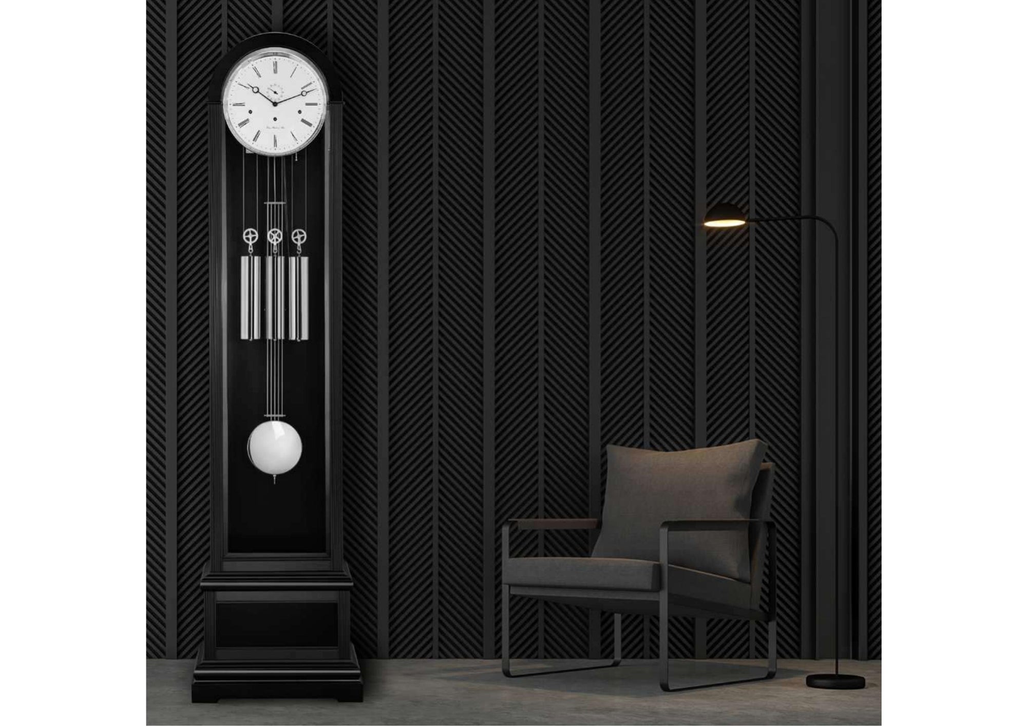 Hermle Grandfather Clock 01087-030461 | Modern Classic with Westminster Chimes