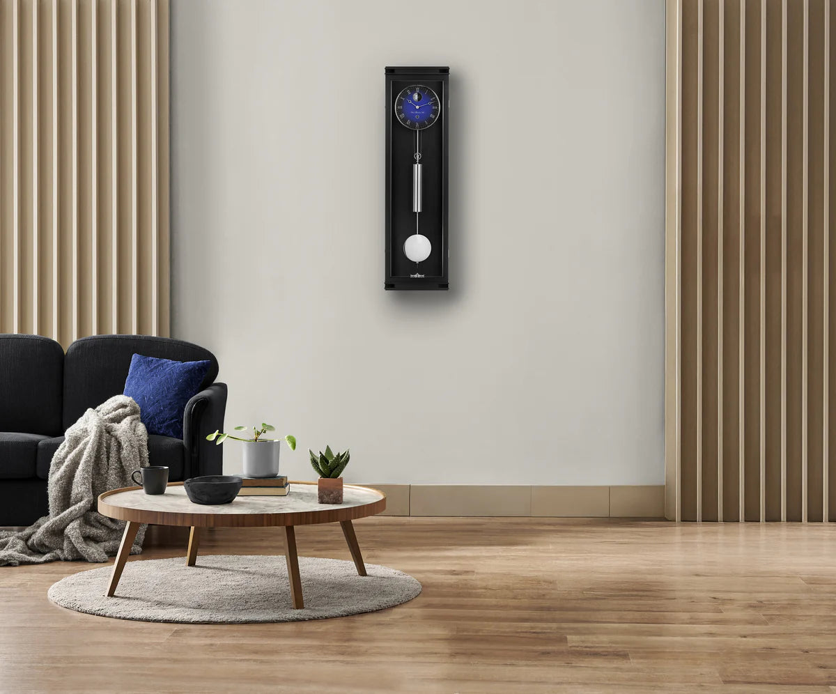 Hermle | High-Precision Pendulum Wall Clock [71013 / Moon Phase / ±10 Seconds Per Month]