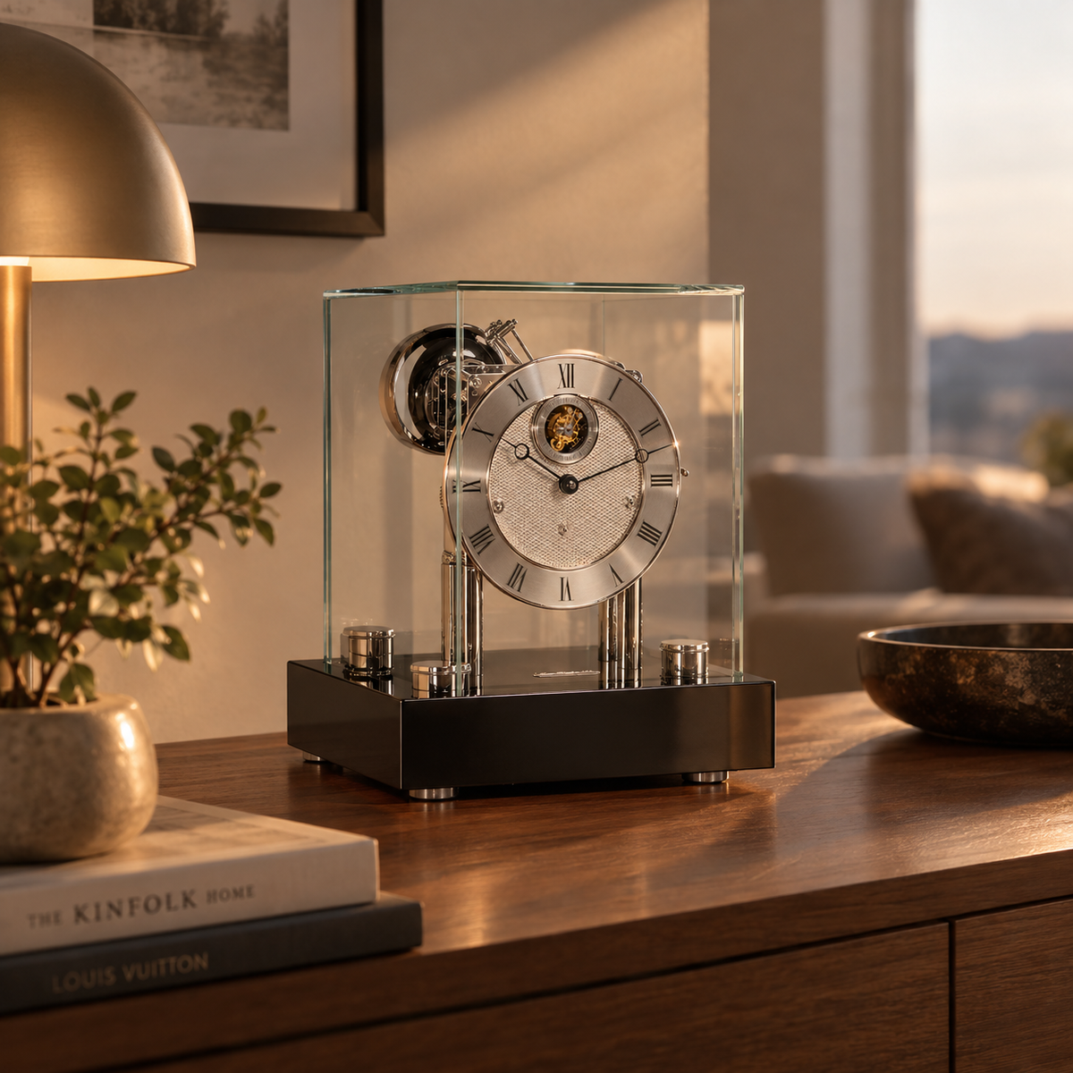 Hermle Hampton | Mechanical Table Clock with Tourbillon