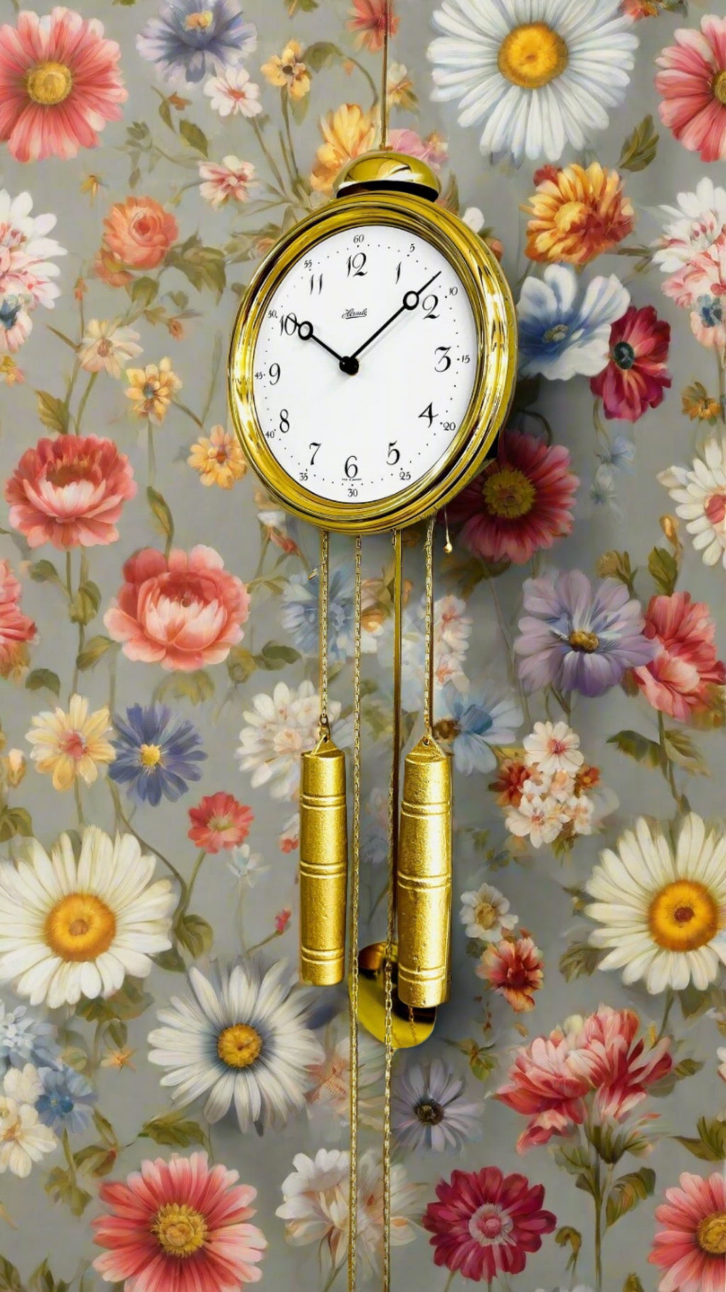 Brass home clock